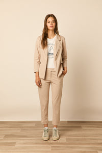Pantalón sastre beige