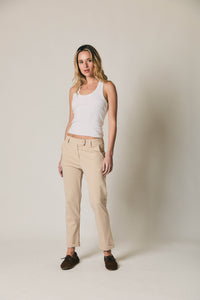 Pantalón ligero sastre beige