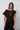 Jersey manga corta asimétrico marrón