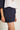 Short lino puntilla azul marino