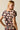 Top lazo print geométrico multicolor