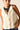 Top lino volantes crema