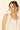 Top lino flecos blanco