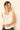 Top lino flecos blanco