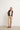 Jeans barrel bolsillos oblicuos beige