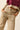 Jeans barrel bolsillos oblicuos beige