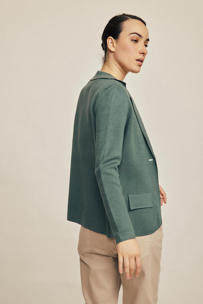 Cargar imagen en el visor de la galería, Blazer punto verde
