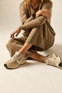 Zapatillas beige retro