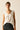Camiseta cuello pico fluida Blanco