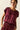 Camiseta satinada lazo burdeos