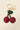 Charm cereza crochet granate