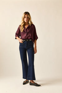 Jeans pockets azul dos botones
