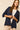 Kimono liso punto azul marino