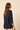 Kimono liso punto azul marino